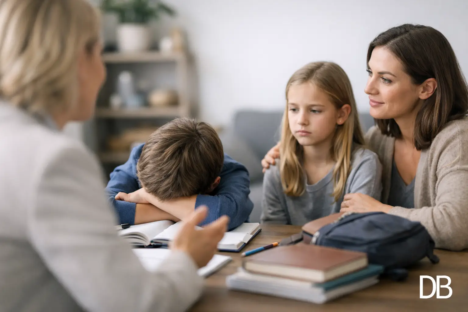 Erziehungsberatung bei Schulstress für Familien